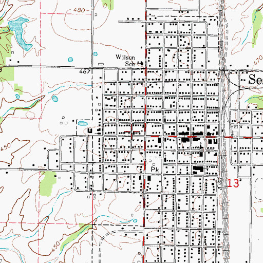 Topographic Map of Apostolic Church, IL