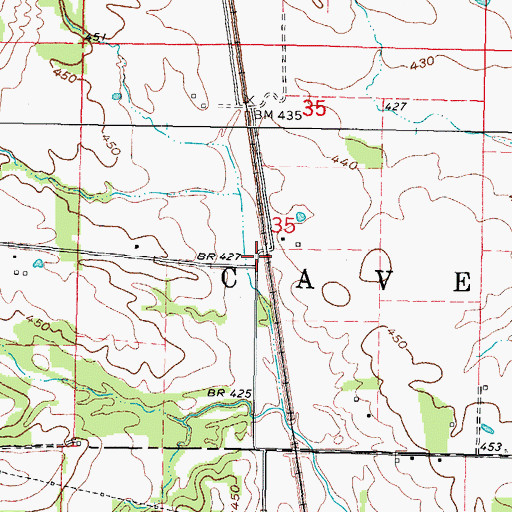 Topographic Map of Locust Grove (historical), IL