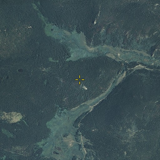 Aerial/Satellite Image of Pomeroy Mountain, CO
