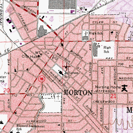 Topographic Map of Apostolic Christian Church, IL