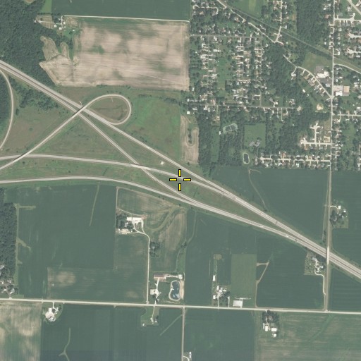 Aerial/Satellite Image of Interchange 99, IL