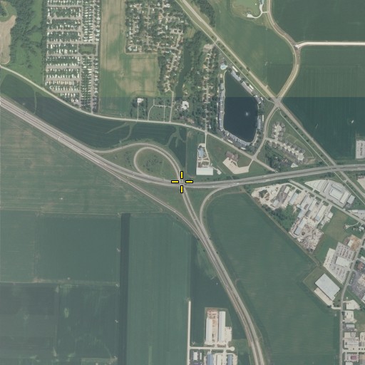 Aerial/Satellite Image of Interchange 101, IL