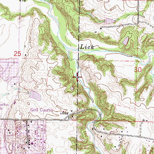 Topographic Map of John T McNaughton Park, IL