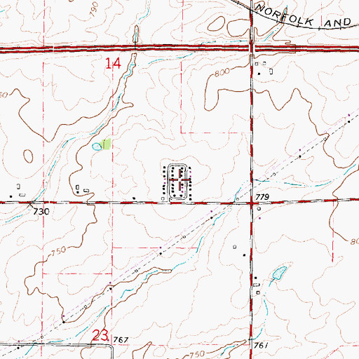 Topographic Map of Mayfair, IL