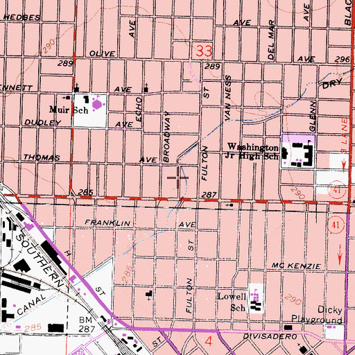 Topographic Map of Iglesia Evangelica Rio De Agua Viva, CA
