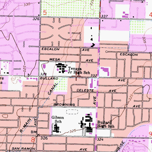 Topographic Map of Redeemer Lutheran Church, CA