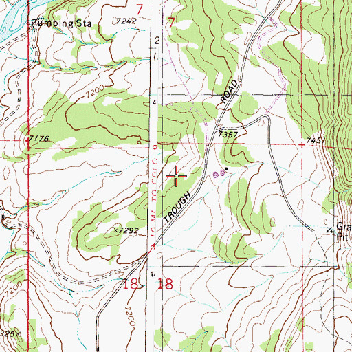 Topographic Map of Clyde Tunnel, CO