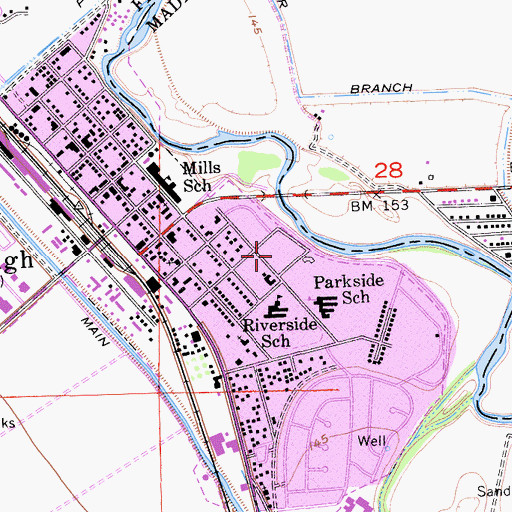 Topographic Map of Dunkle Park, CA