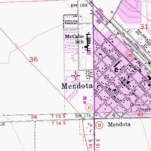 Topographic Map of Jess Gill Park, CA