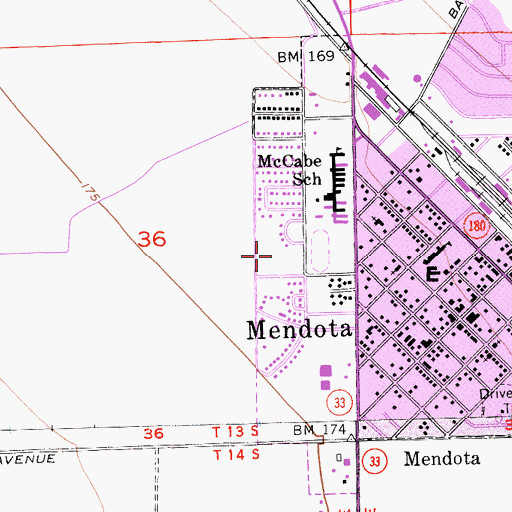 Topographic Map of Rojas Pierce Park, CA
