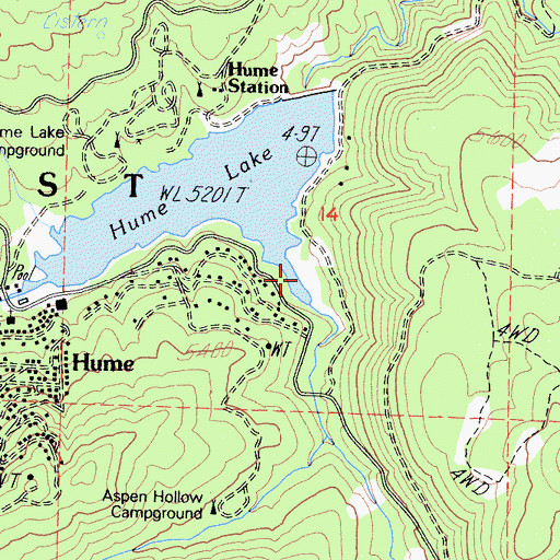 Topographic Map of Sandy Cove Beach, CA