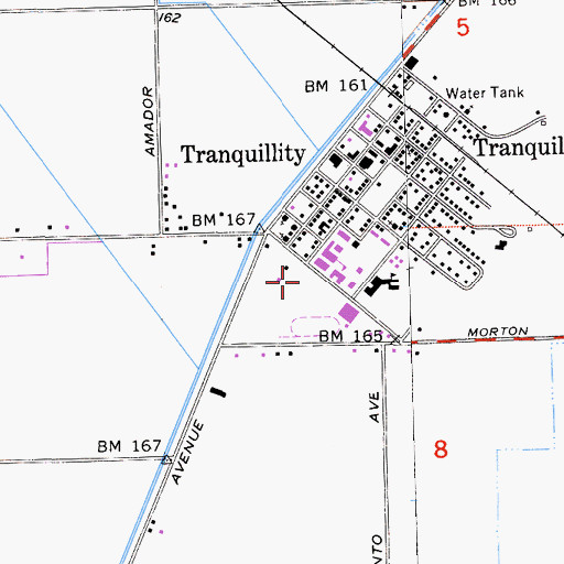 Topographic Map of Janetski Field, CA