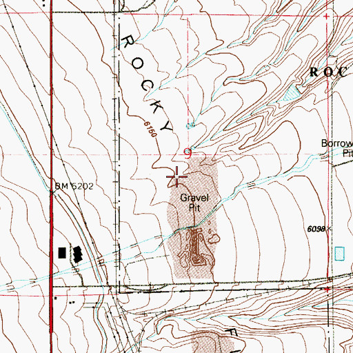 Topographic Map of Rocky Flats, CO