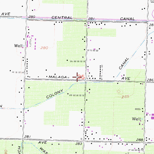 Topographic Map of Wat Brahmacariyakaran, CA