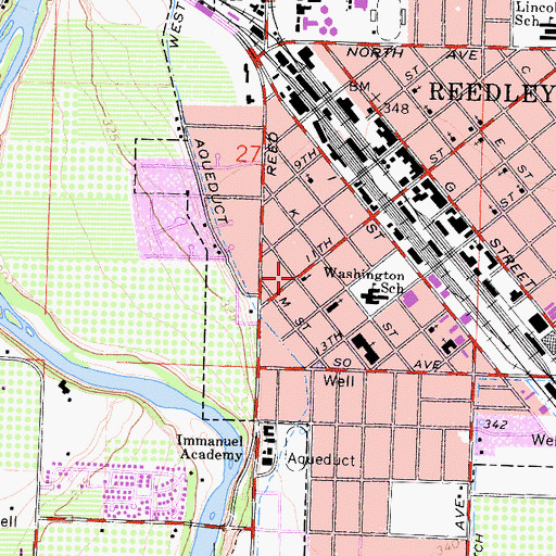 Topographic Map of Cornerstone Community Church, CA