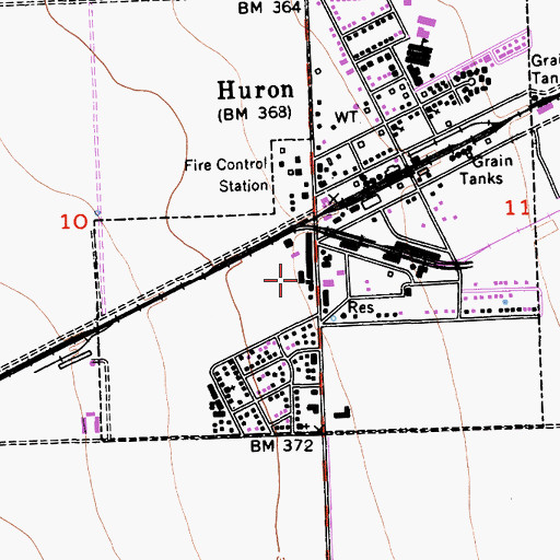 Topographic Map of Keenan Community Center, CA