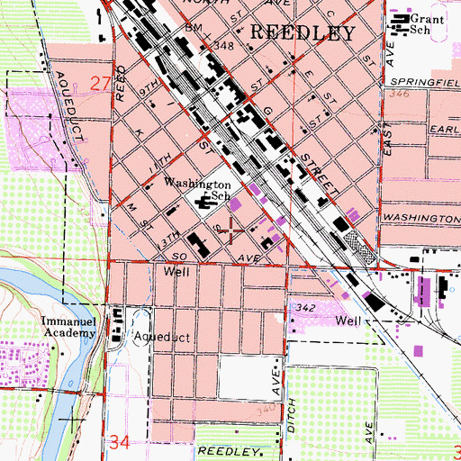Topographic Map of Korean Presbyterian Church, CA