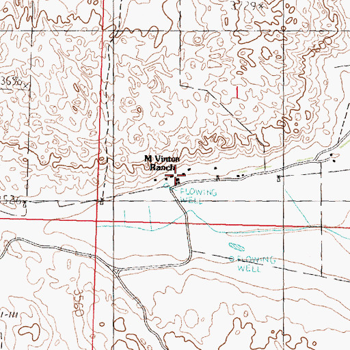 Topographic Map of M Vinton Ranch, NE