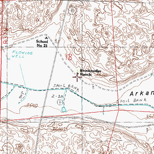 Topographic Map of Brockmoller Ranch, NE