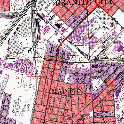 Topographic Map of Apostolic Christian Church, IL
