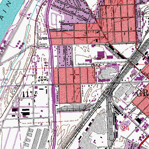 Topographic Map of Armenian Apostolic Church, IL