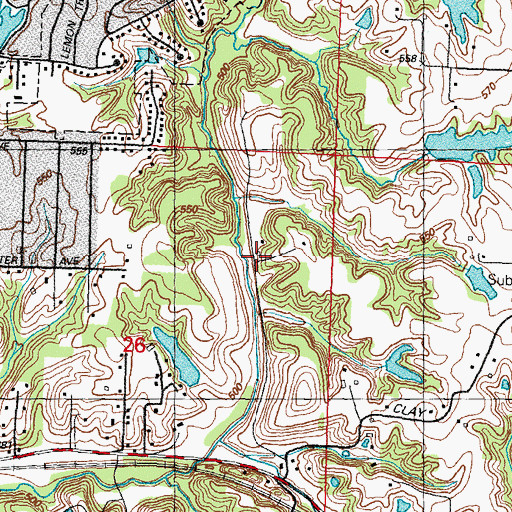 Topographic Map of Confidence Station (historical), IL