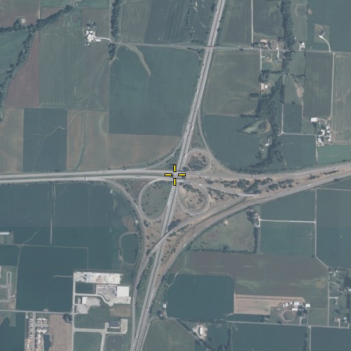 Aerial/Satellite Image of Interchange 20, IL