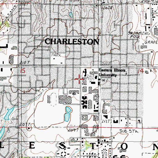 Topographic Map of Brainard House, IL