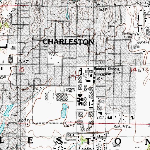 Topographic Map of Linder House, IL