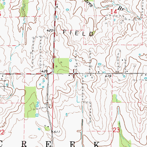 Topographic Map of New London (historical), IL