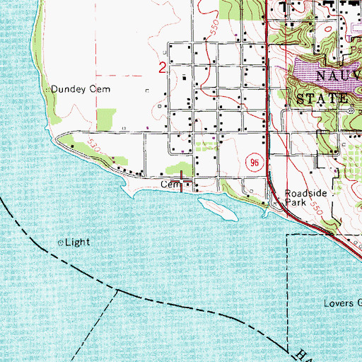 Topographic Map of Smith Family Cemetery, IL