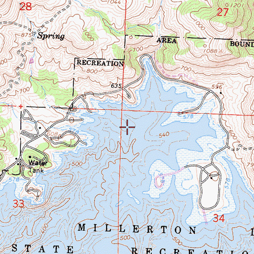 Topographic Map of Dumna Cove, CA