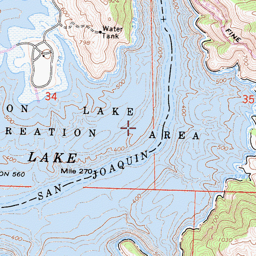 Topographic Map of Fort Miller (historical), CA