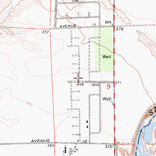 Topographic Map of Rolling Hills, CA