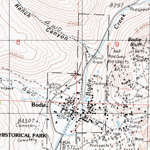 Topographic Map of Dolan House, CA