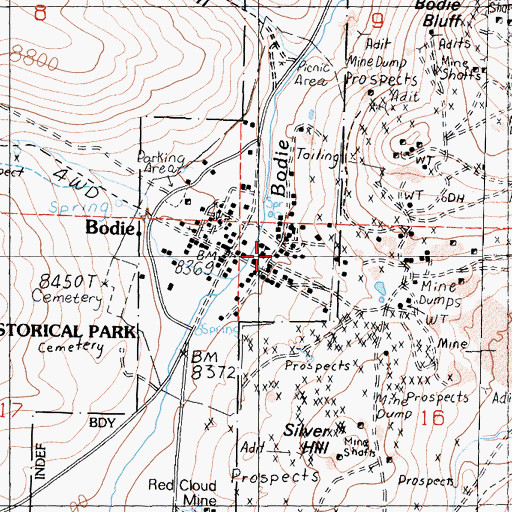 Topographic Map of Klipstein House, CA