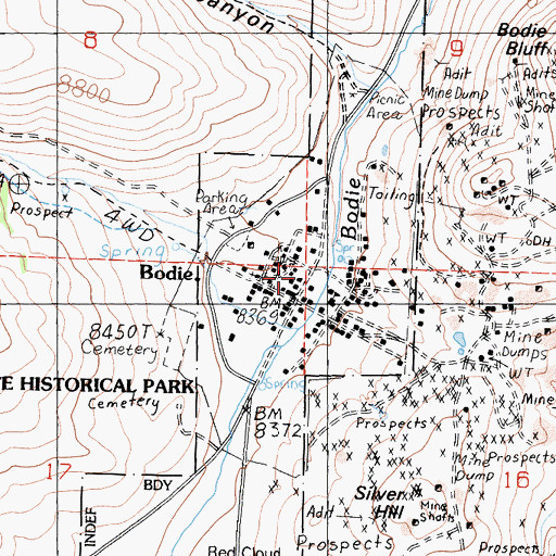 Topographic Map of Soderling Assay Office (historical), CA