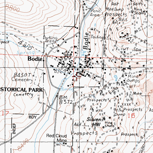Topographic Map of Todd House (historical), CA