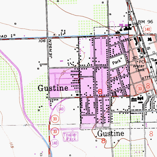 Topographic Map of Our Lady of Miracles Catholic School, CA