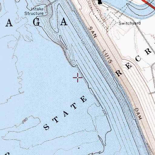 Topographic Map of San Luis Ranch (historical), CA