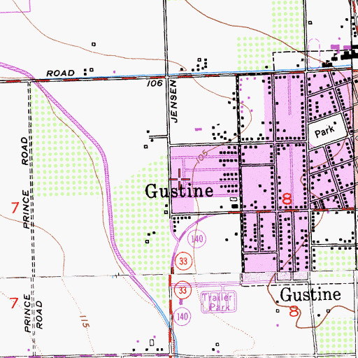 Topographic Map of Sherwood Park, CA