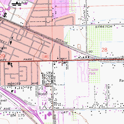Topographic Map of Apostolic Tabernacle, CA