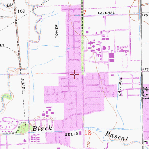 Topographic Map of Saint Patricks Roman Catholic Church, CA