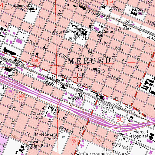 Topographic Map of Bob Hart Park, CA