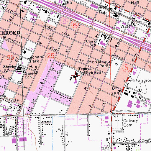 Topographic Map of Keep Hope Alive Christian Center, CA