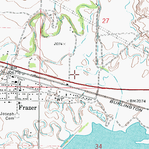 Topographic Map of In Memoriam Historical Marker, MT