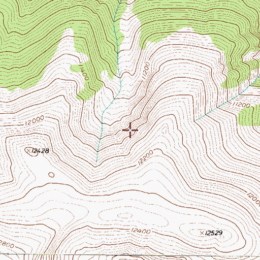Topographic Map of Bellview Hudson Tunnel, CO