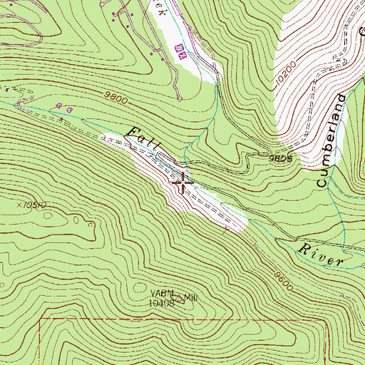 Topographic Map of Silver Creek, CO