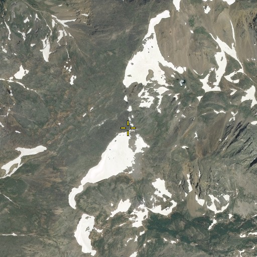 Aerial/Satellite Image of Mount Eva, CO