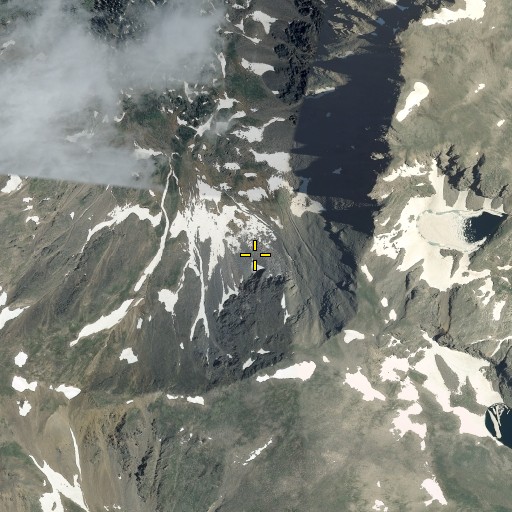 Aerial/Satellite Image of Mount Bancroft, CO